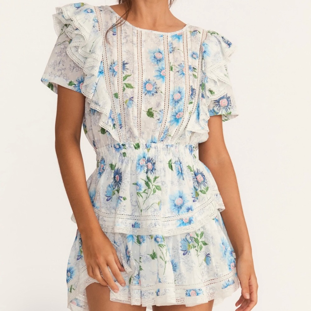 Love shack fancy mini dress 👗 💙